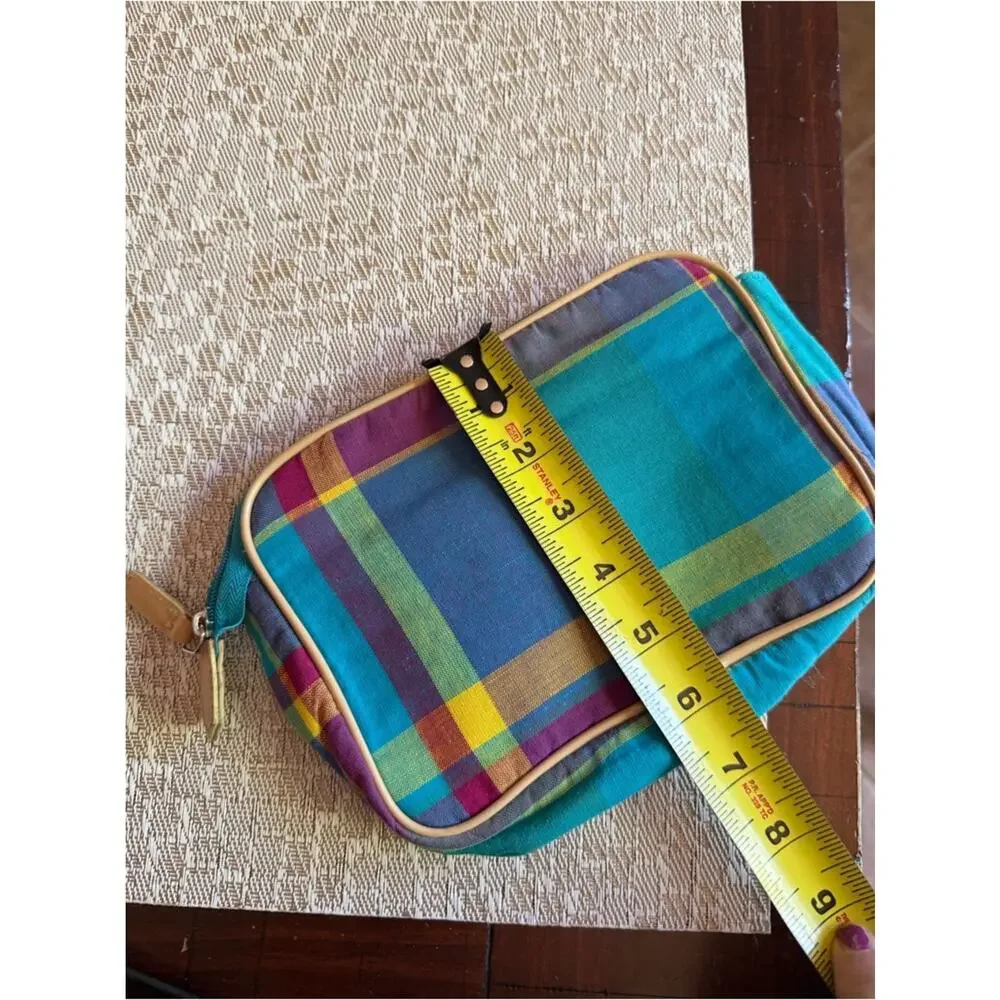 Lauren Ralph Lauren plaid cosmetic bag
